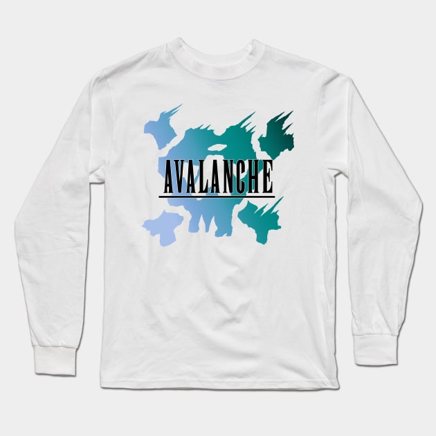 Avalanche Long Sleeve T-Shirt by demonigote